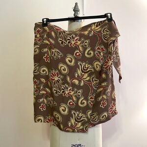 Women’s Ann Taylor Wrap Skirt Brown Sz Medium